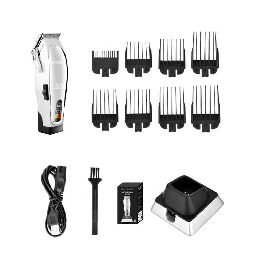 12480 Professional Master Barber Shop Hair Clipper Cordless Lithium Ion