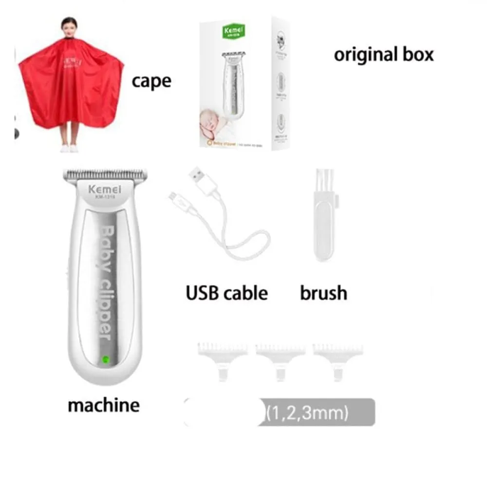 1318 Baby Hair Clipper Infant Mini Electric Hair Trimmer Quiet Usb Rechargeable