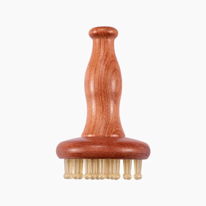 2025  Hot Sale 50% OFF Rubber Meridian Scalp Massage Comb