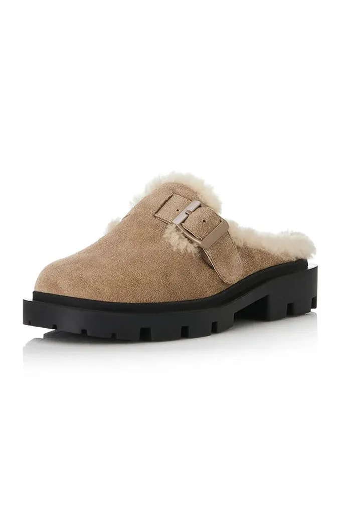 ALIAS MAE ADEN - NATURAL SUEDE/SHIRLING