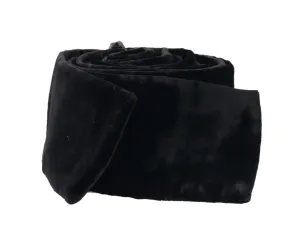 Black Velvet Wide Runway Catwalk Waist Belt
