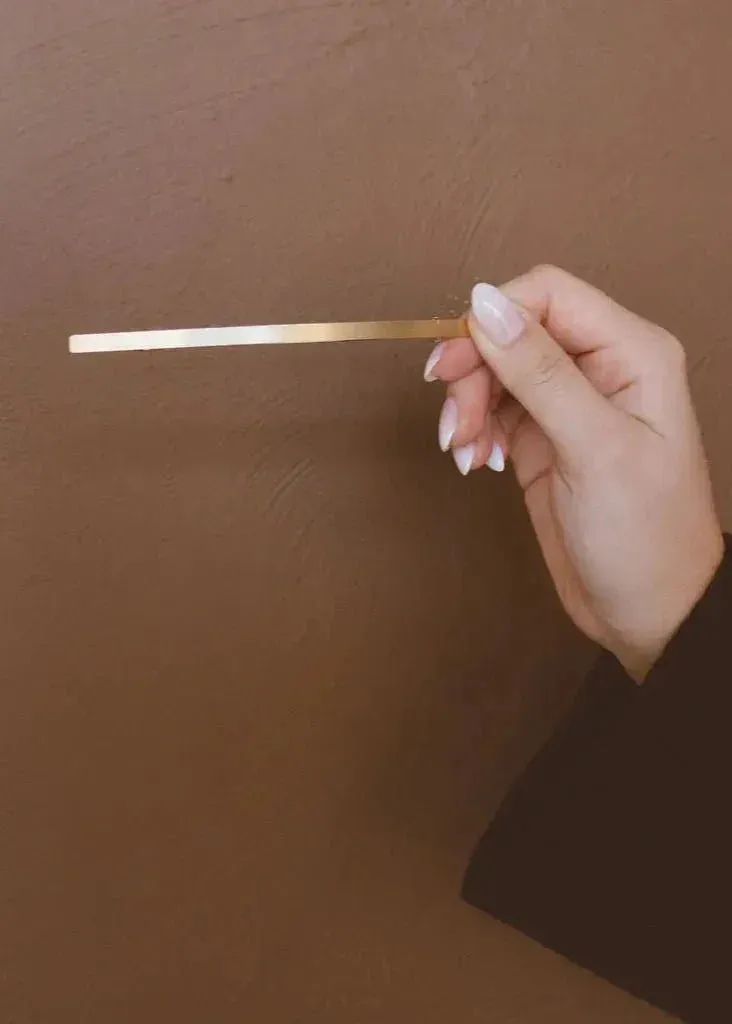 Bronzed Thin French Barrette