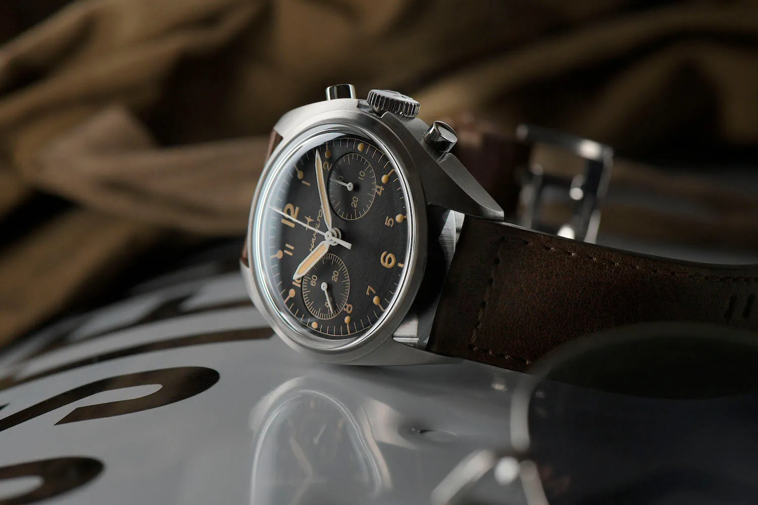 HML Watch Khaki Aviation Pilot Pioneer Chronograph
