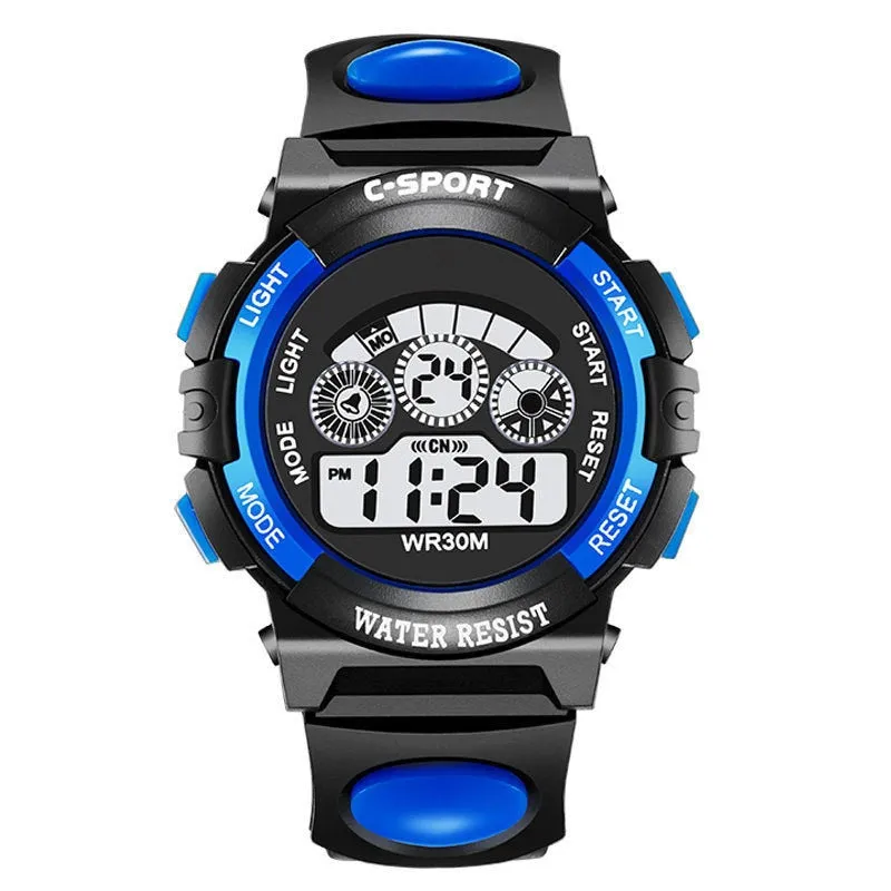 Luminous Watches with LED Colourful Flash Digital Display for Kids