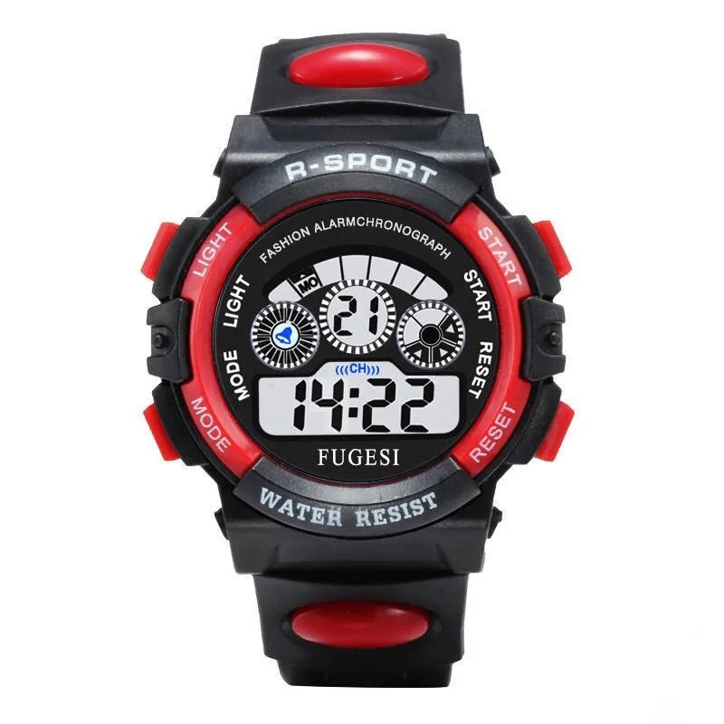 Luminous Watches with LED Colourful Flash Digital Display for Kids