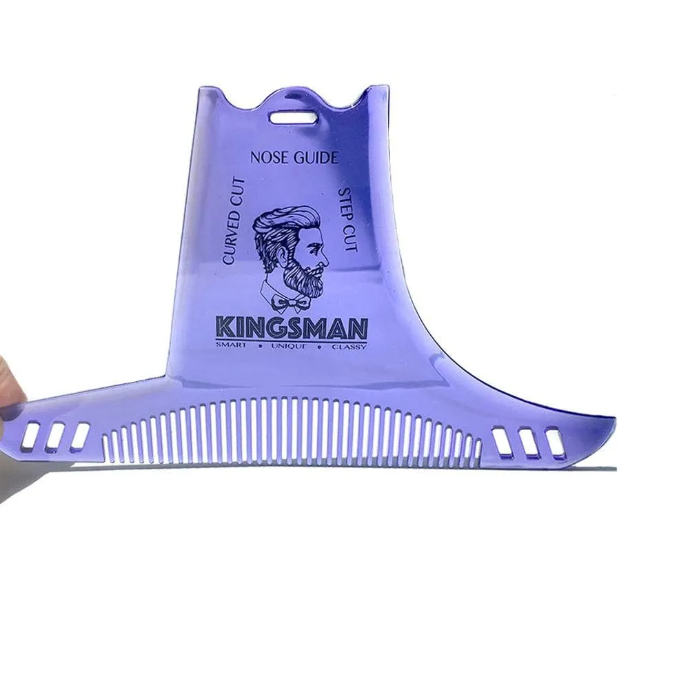 Men Beard Shaping Styling Template Beard Hair Combs Men Shaving Tools Hair Beard Trim Template Barber Comb Style Brush