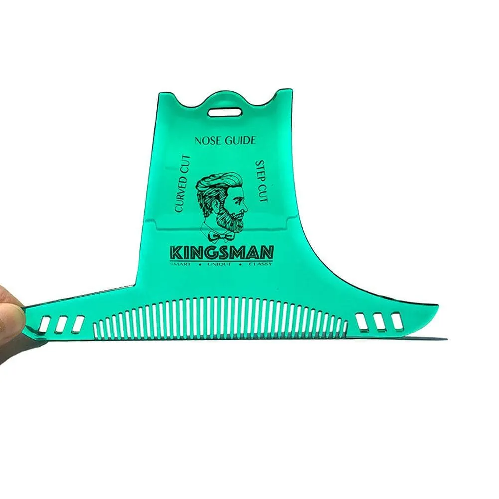 Men Beard Shaping Styling Template Beard Hair Combs Men Shaving Tools Hair Beard Trim Template Barber Comb Style Brush
