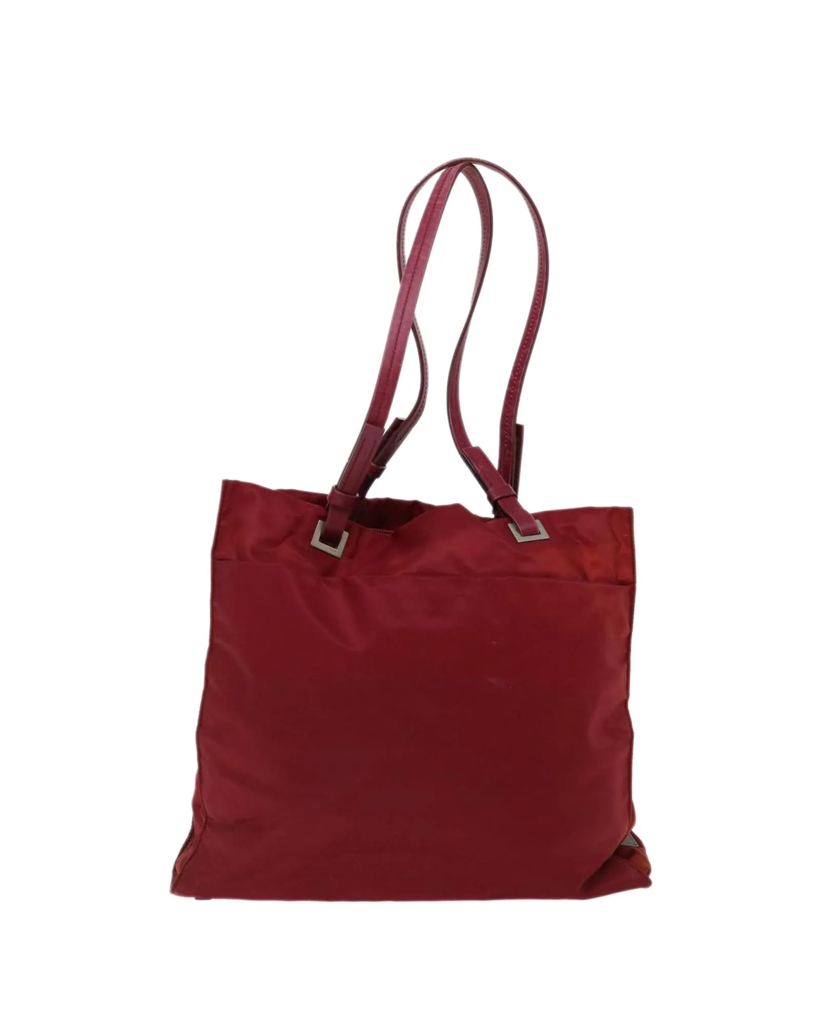 Red Nylon Shoulder Bag for Women - Italian Made - C Rank