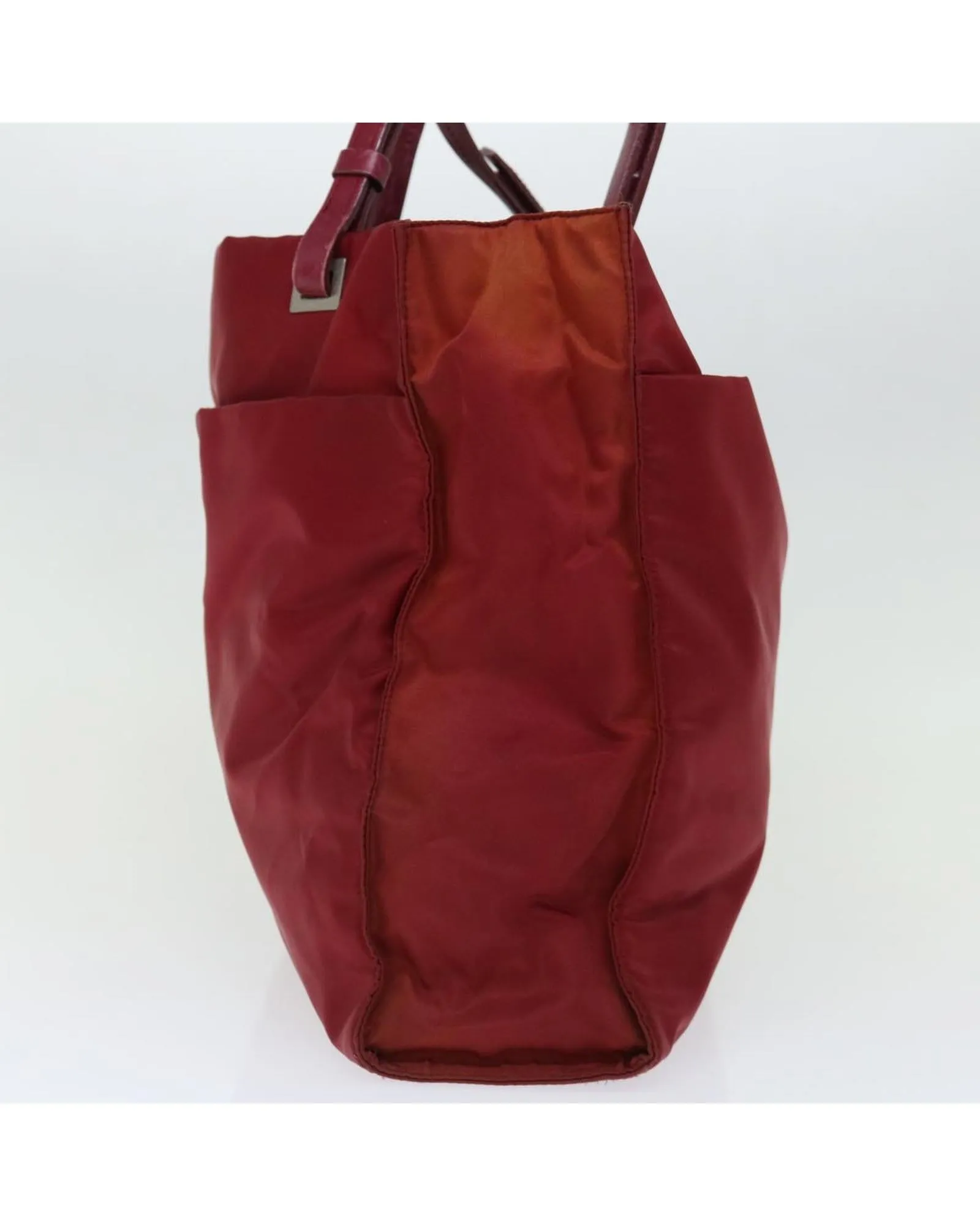 Red Nylon Shoulder Bag for Women - Italian Made - C Rank
