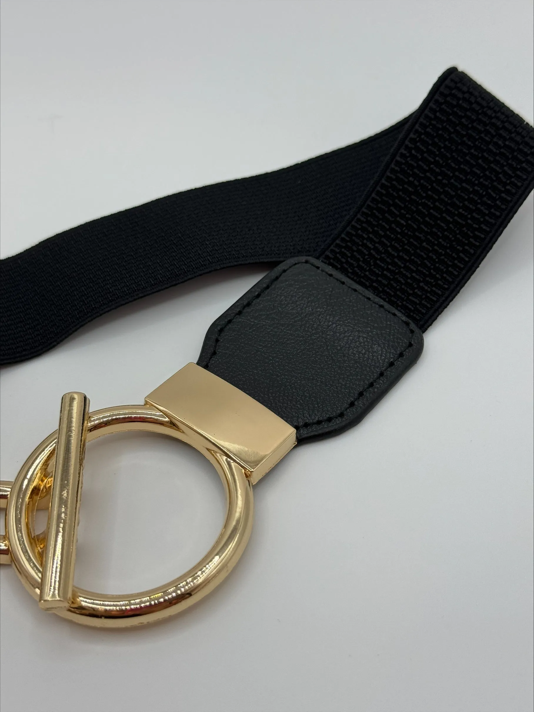 Santana Black Stretch Waist Belt