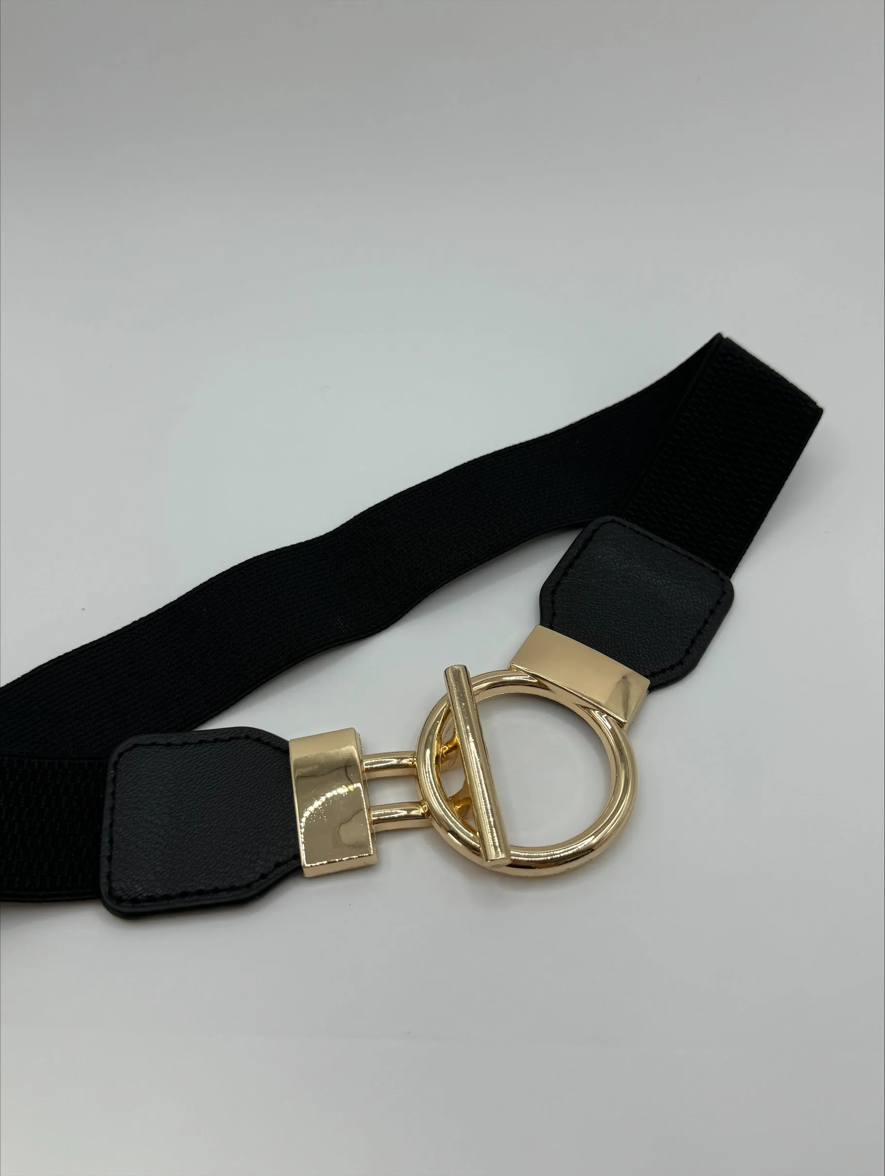 Santana Black Stretch Waist Belt