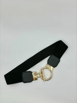 Santana Black Stretch Waist Belt