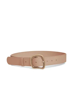 Simone Belt in Nude Leather