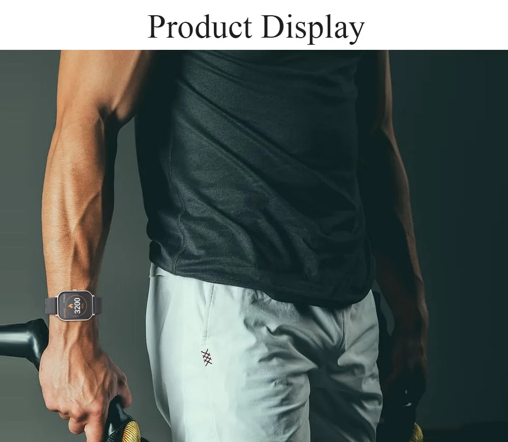 T55 Smart Watch with Heart Rate and Blood Pressure Monitor, Chronograph, Pedometer and more
