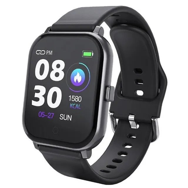 T55 Smart Watch with Heart Rate and Blood Pressure Monitor, Chronograph, Pedometer and more