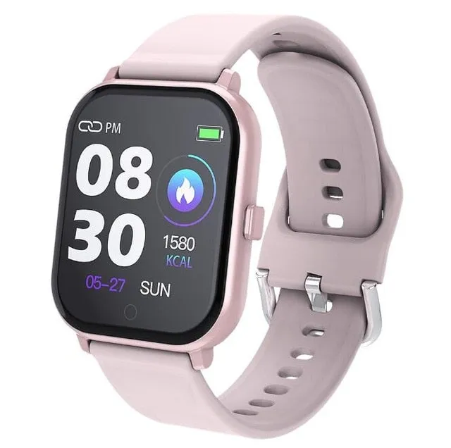 T55 Smart Watch with Heart Rate and Blood Pressure Monitor, Chronograph, Pedometer and more