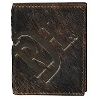 Trenditions Men's Red Dirt Hat Co Bifold Natural Brindle Wallets